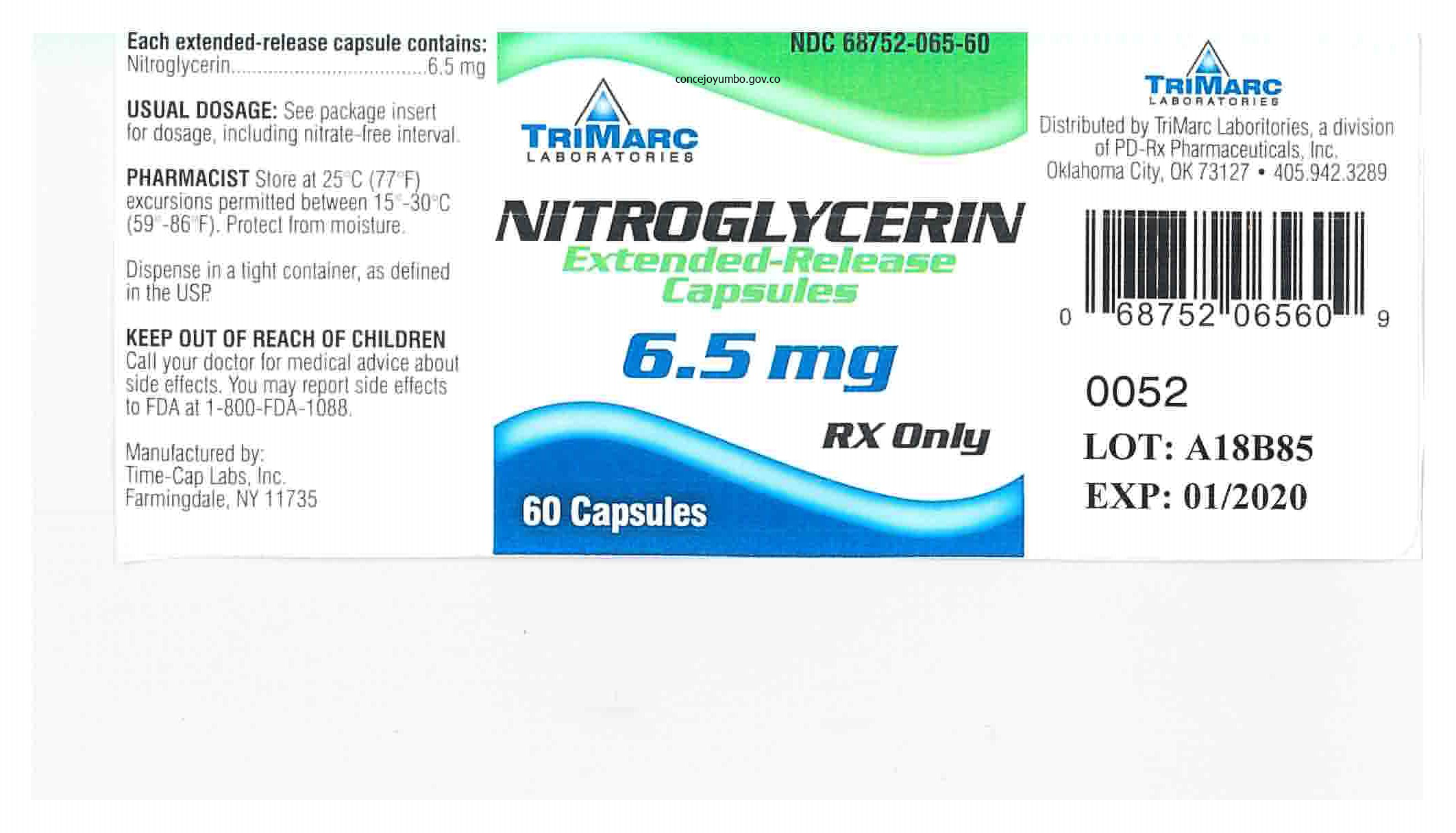 buy nitroglycerin 6.5 mg mastercard